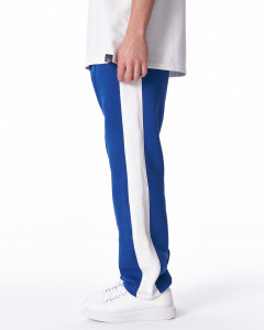 Men's Blue-White Color Oversize Jogger