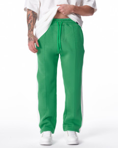 Men's Green-White Oversize Jogger