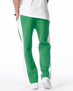 Men's Green-White Oversize Jogger