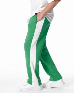 Men's Green-White Oversize Jogger